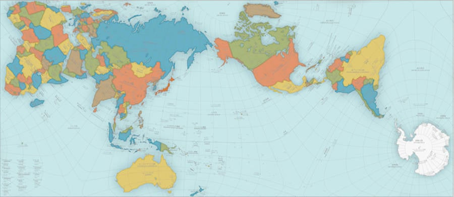 AuthaGraph Map