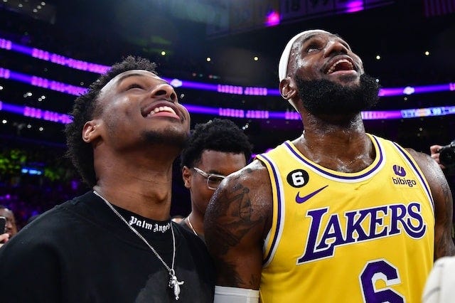 LeBron James Reflects On Bronny James Being Drafted By Lakers