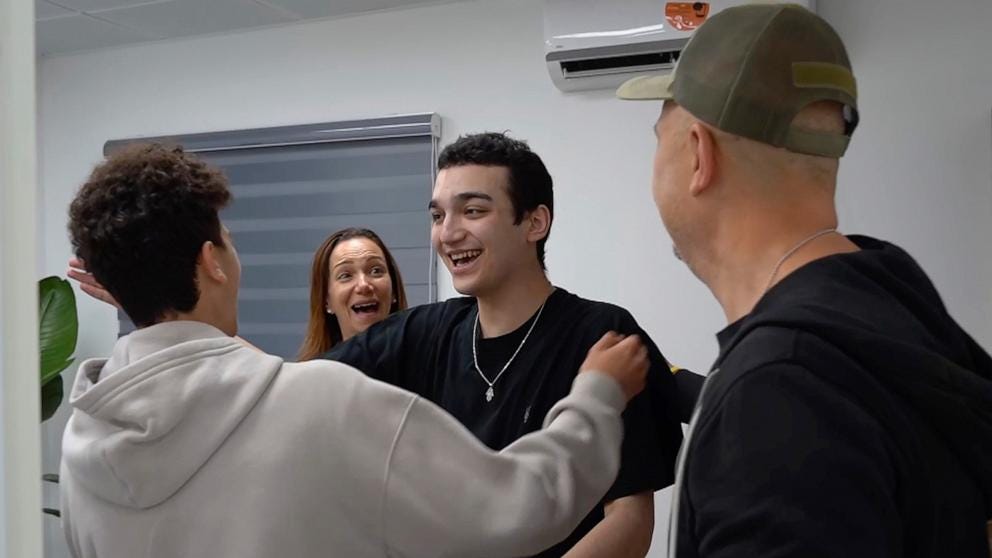 Freed US hostage Edan Alexander's parents speak out in exclusive ABC News  interview: 'It finally happened' - ABC News