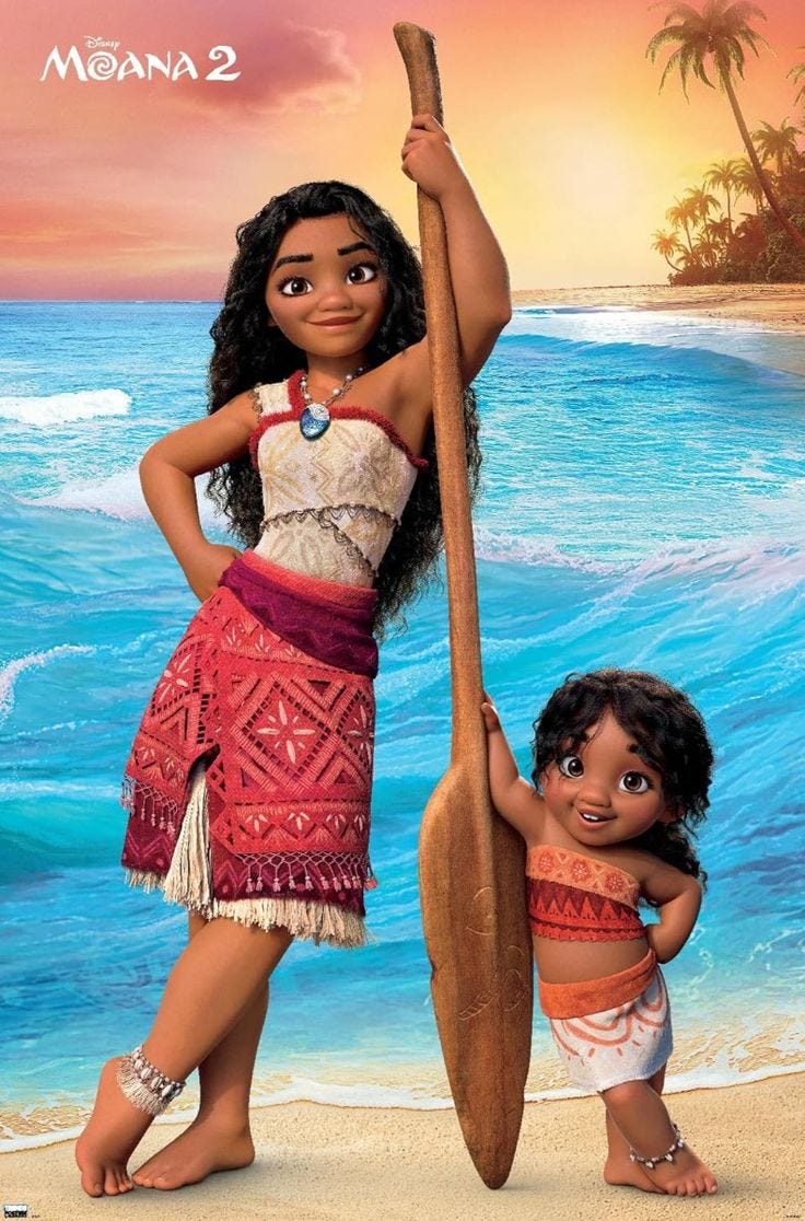 Disney Moana 2 - Moana and Simea Wall Poster