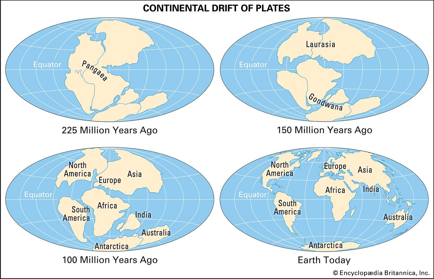 Pangea | Definition, Map, History, & Facts | Britannica