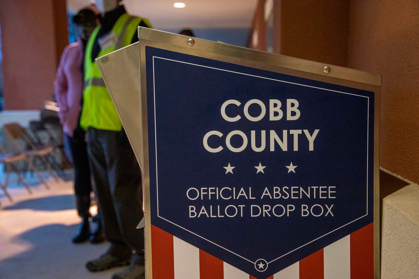 Ballot drop box usage curbed by Georgia voting law