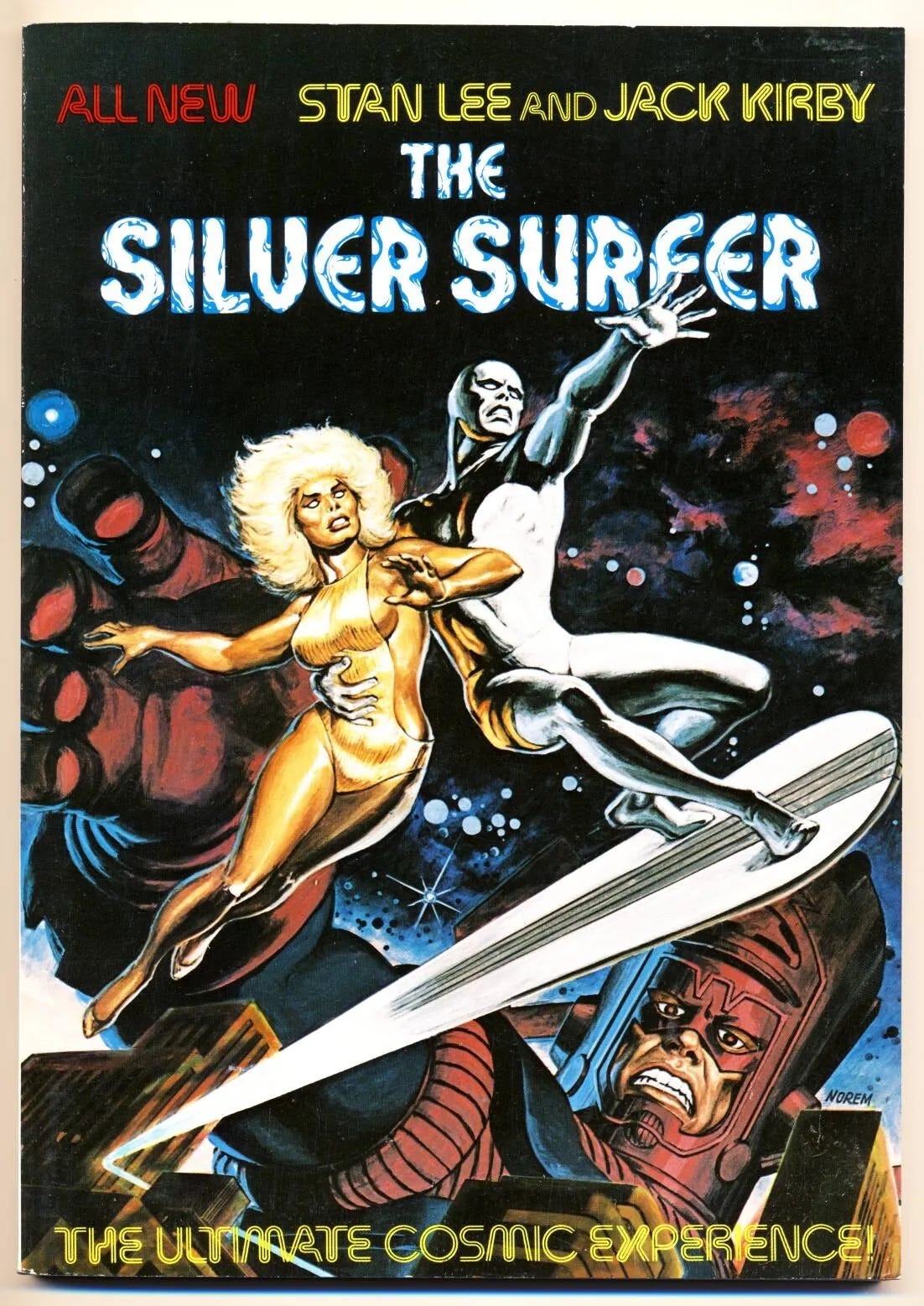 SILVER SURFER GN NM, All New, Stan Lee, Jack Kirby, Marvel, Fireside Books 1978 - Picture 1 of 7