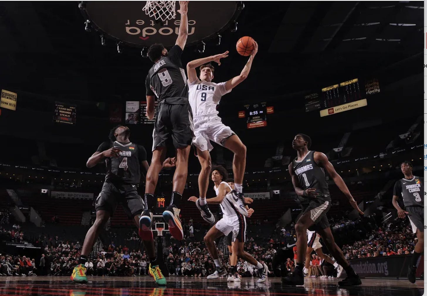 Cooper Flagg, Ace Bailey, Dylan Harper, Asa Newell lead USA to victory in  Nike Hoop Summit | Zagsblog