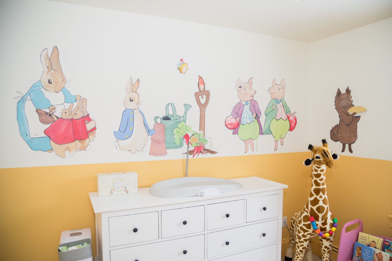 baby nursery mural beatrix potter characters baby nursery mural beatrix potter characters