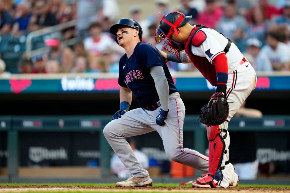 Red Sox' win streak ends at six because of missed opportunities and Twins'  perfect extra-inning execution - The Boston Globe