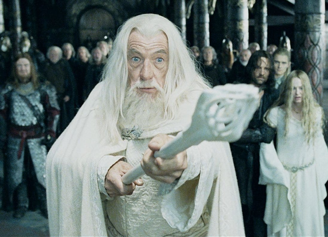 X 上的Johnny Perovic：「Cuando Gandalf libera a Theoden del control de Saruman.  https://t.co/096JK6rT36」 / X