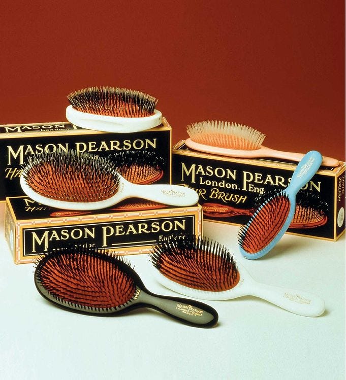 Mason Pearson Hairbrush - Popular - Pink » Prompt Shipping