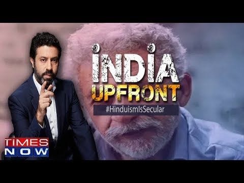 Saffron brigade chides Naseeruddin, Hinduism key to secular India? | India Upfront