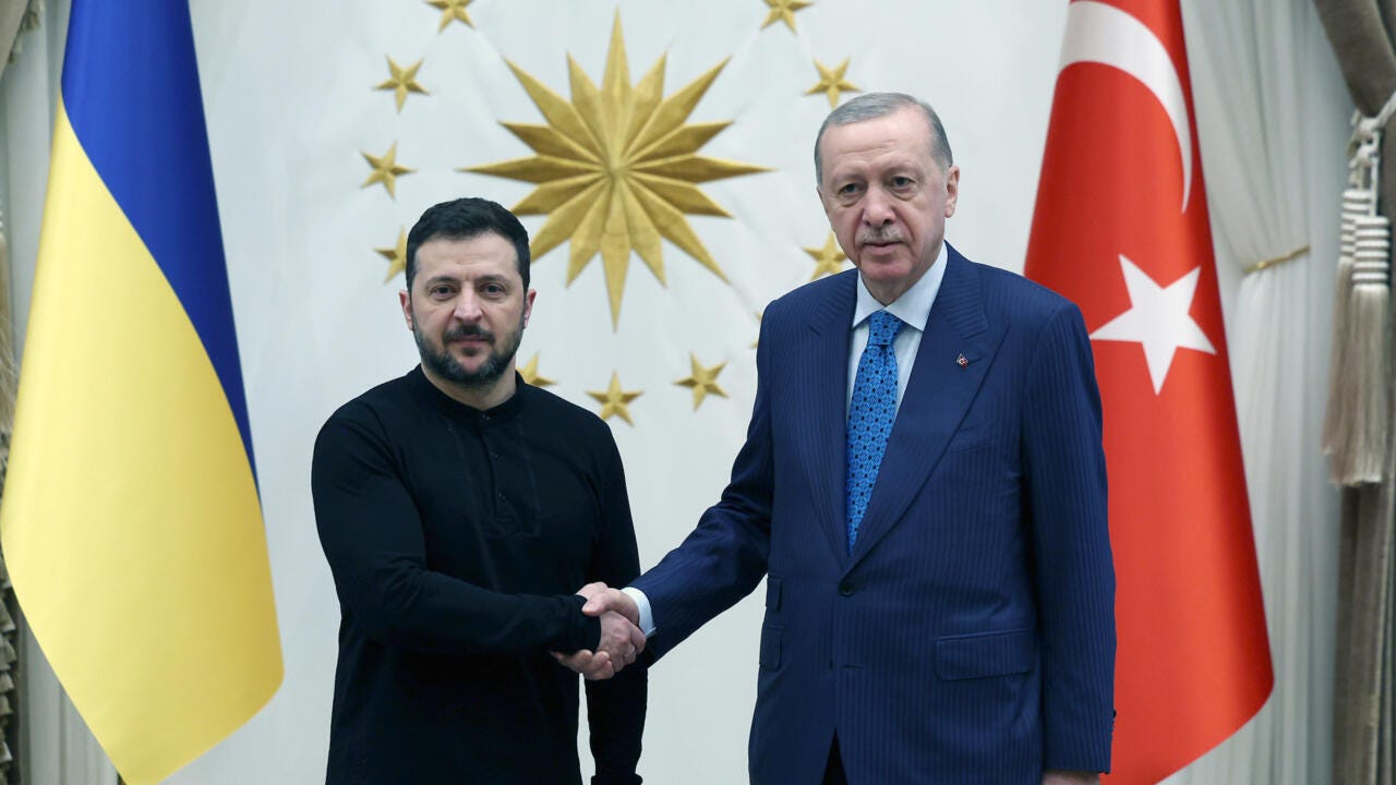Zelensky meets Turkey's Erdogan amid US shift on Ukraine