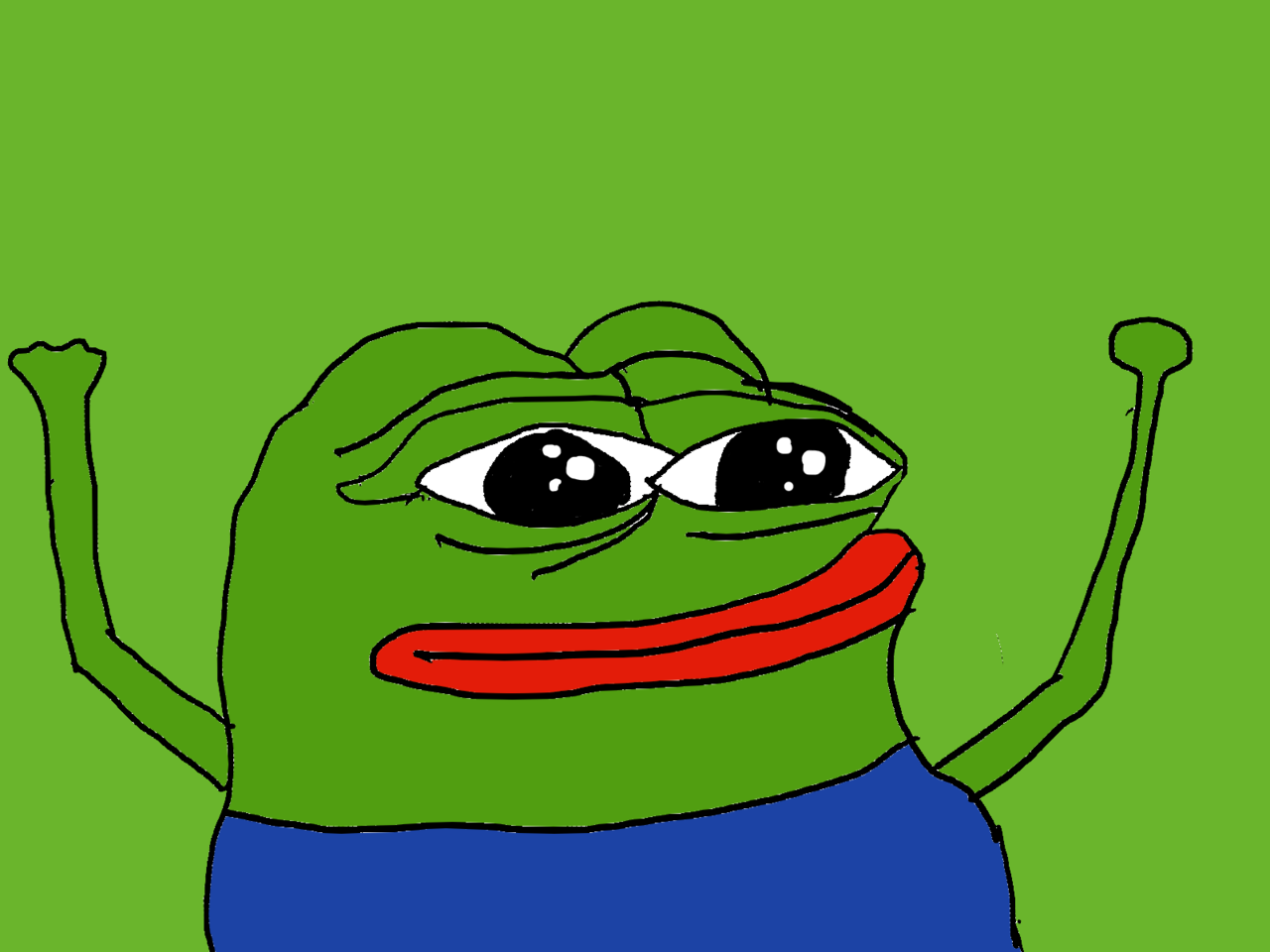 Happy Pepe High AF Squidward - Illustrations ART street
