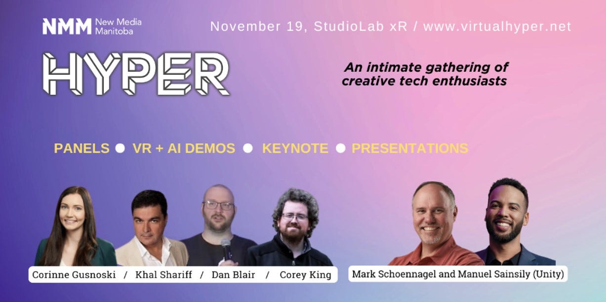 Hyper 2024 - The Creative Tech Gathering  Nov 19, 2024 | WINNIPEG, MB | Canada