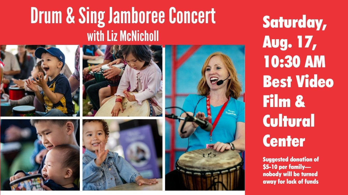 Liz McNicholl: Drum and Sing Jamboree Family Concert