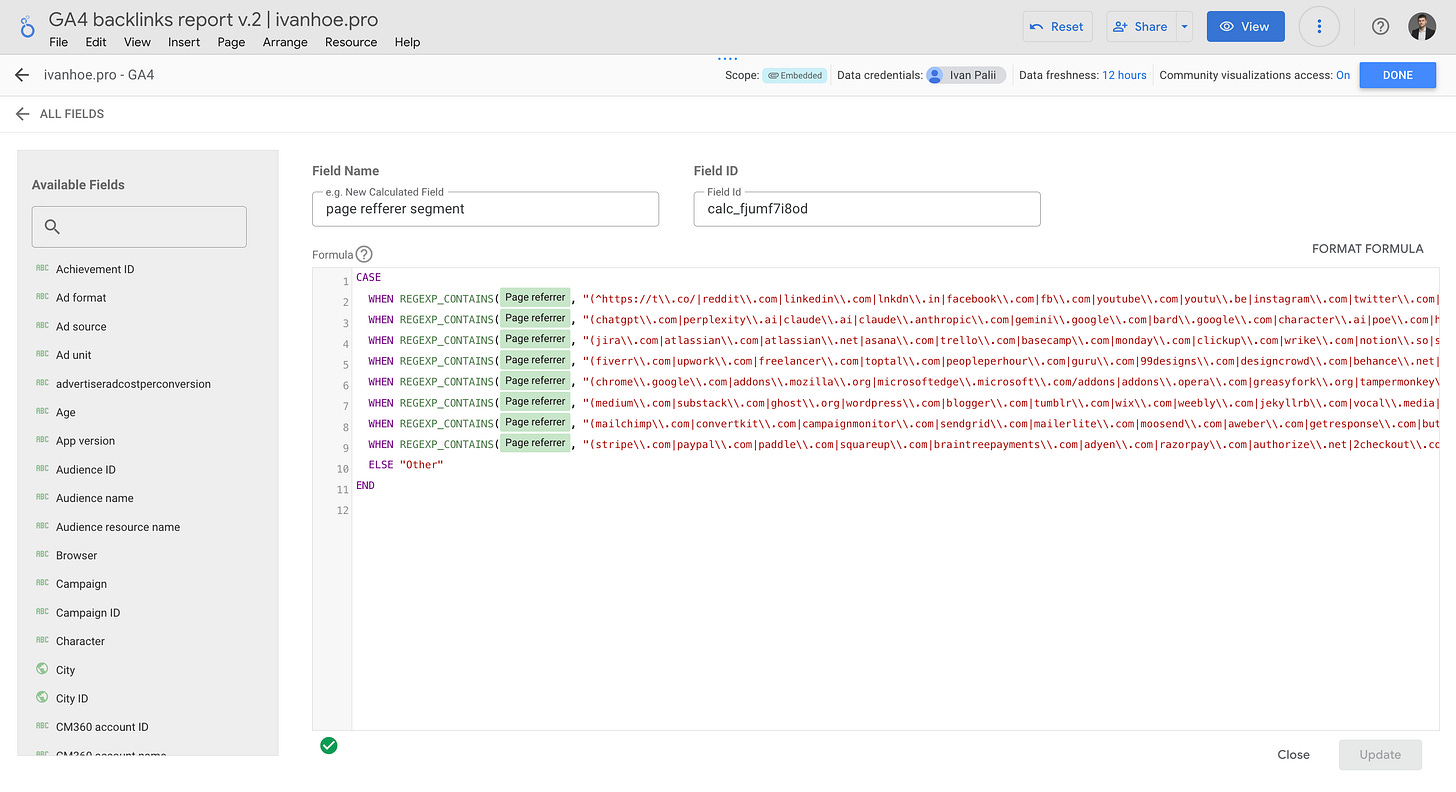 google analytics 4 page referrer