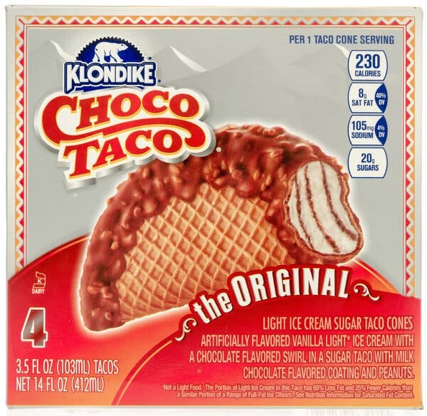 Klondike Discontinues the Choco Taco - The New York Times