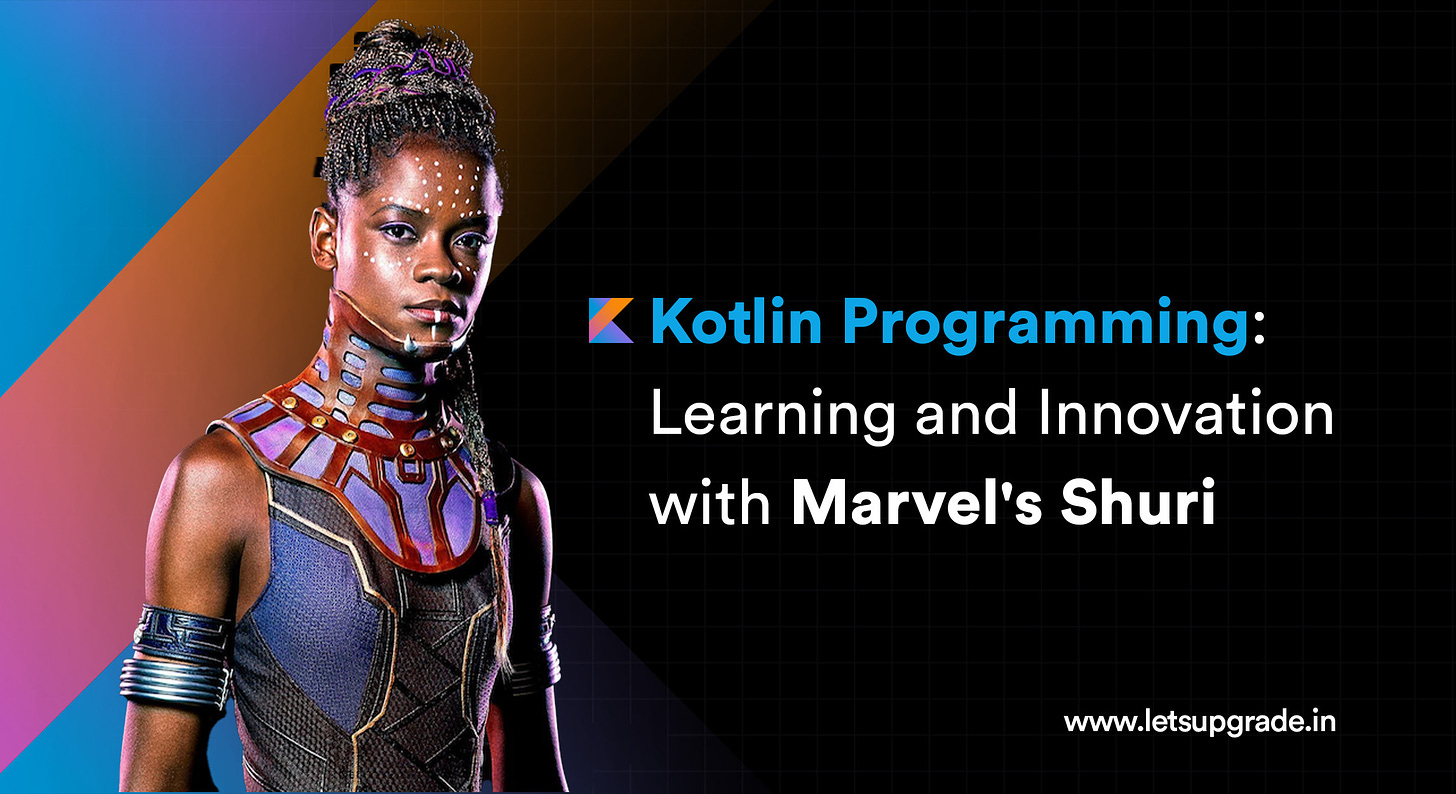 kotlin programming learnig and innovation with marvel shuri