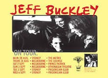 Jeff Buckley - A poster from Jeff's Australia tour in 1995 ...
