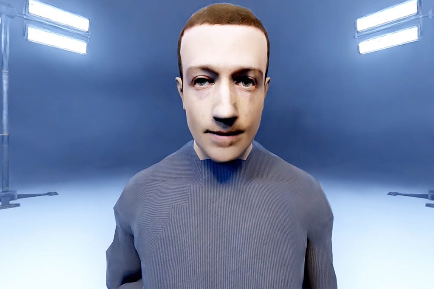 Creepy Metaverse spoof depicts Mark Zuckerberg as BBQ fiend