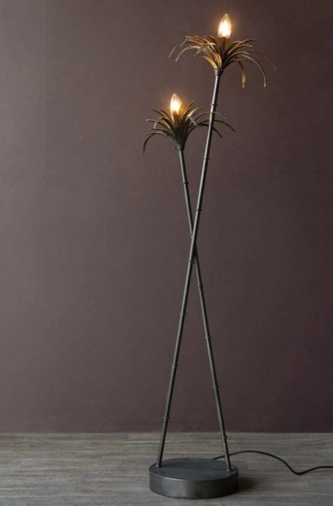 two palm reeds floor lamp from rockett st george