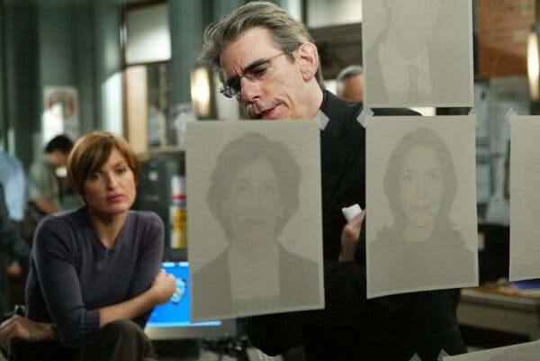 Richard Belzer with Mariska Hargitay in “Law & Order: Special Victims Unit” in 2003. His character, Detective John Munch, appeared on 10 different TV shows.