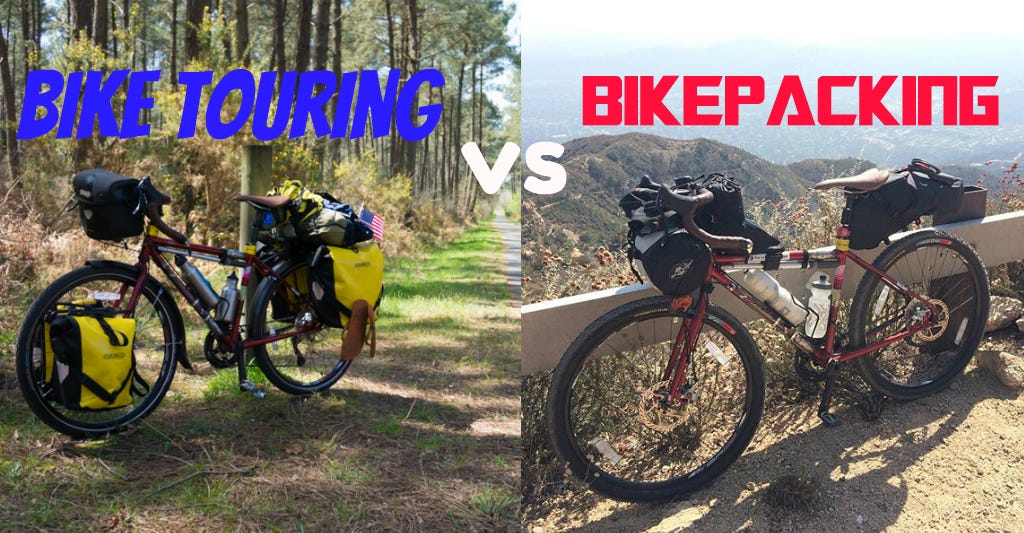 Bike Touring versus Bikepacking - Milestone Rides