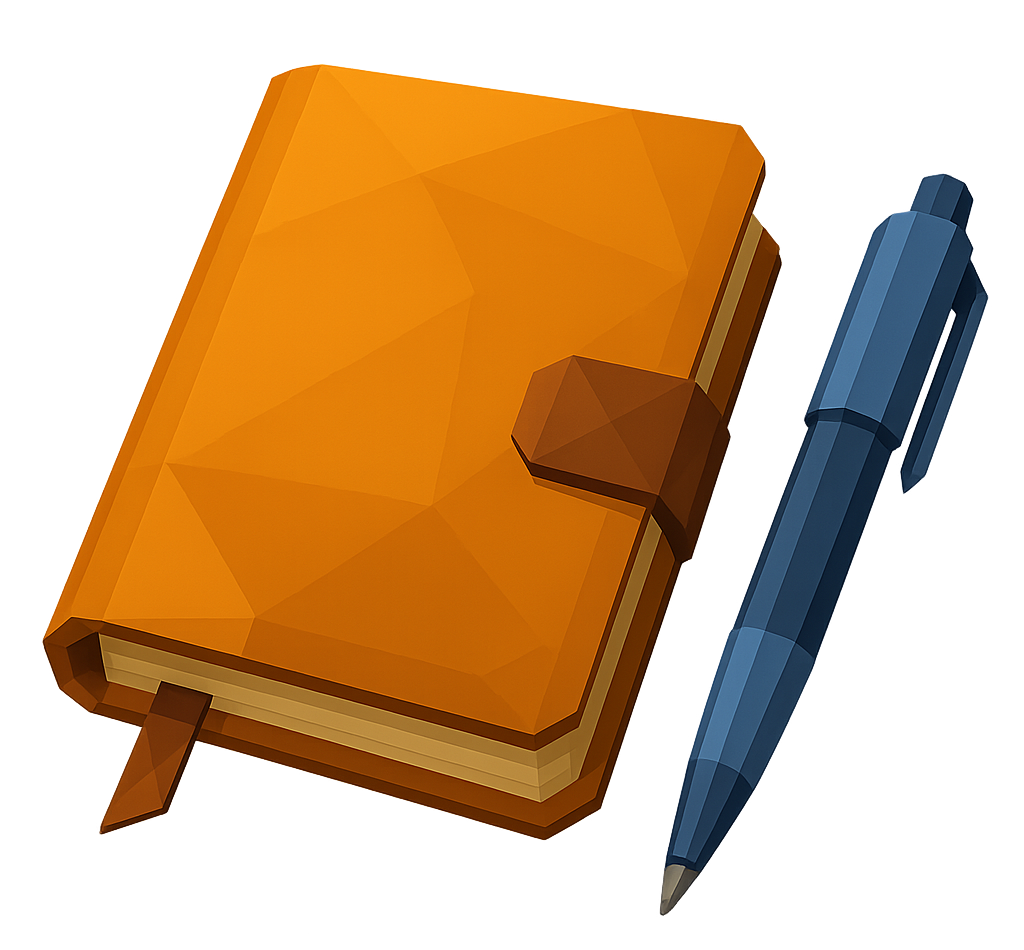journal and pen