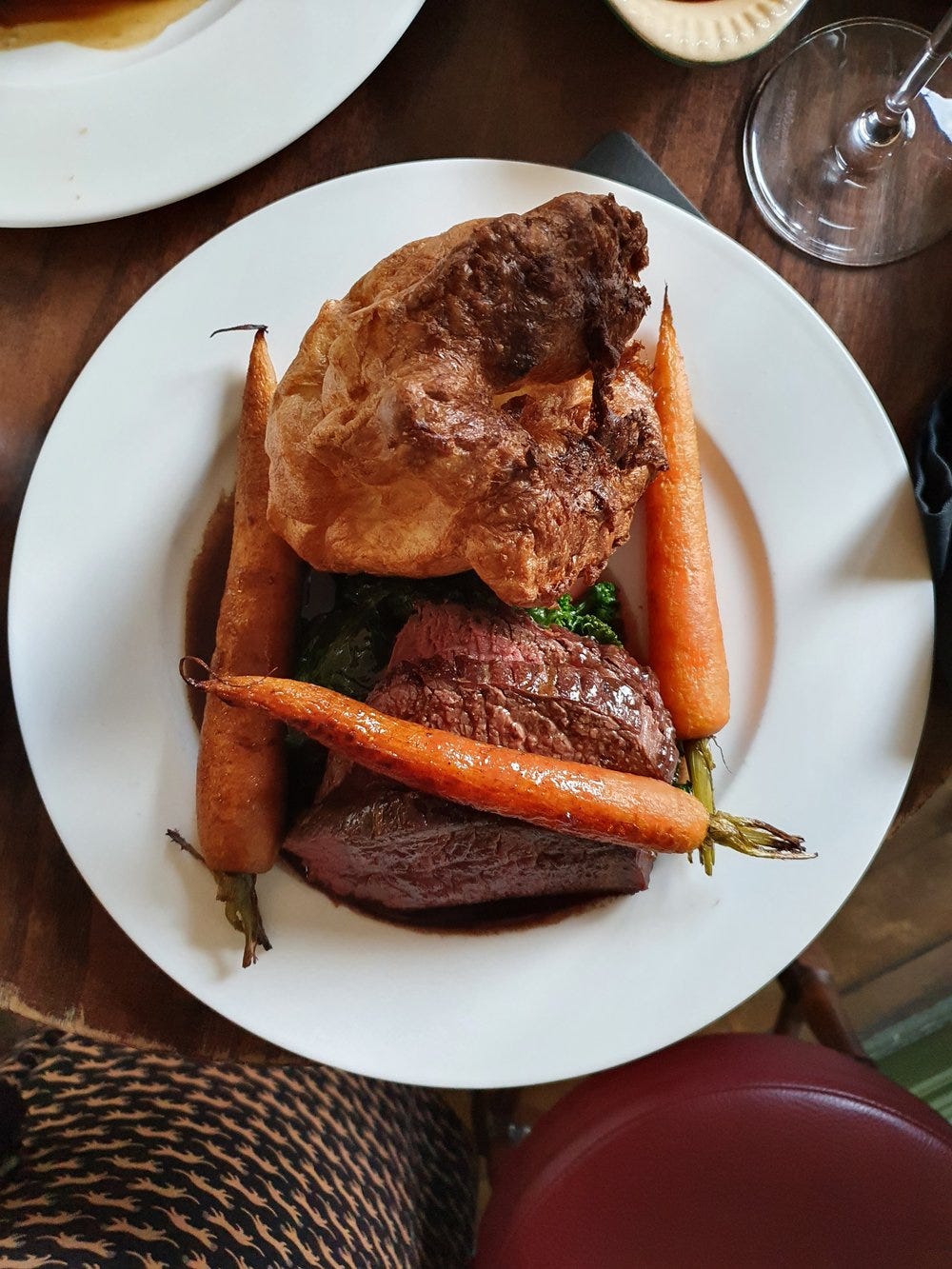 Roast Cumbrian beef rump with carrots and greens overhead - WBYeatsN4.jpg