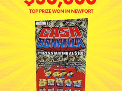 Newport man wins $30,000 on ‘Cash Bonanza’ Instant Game