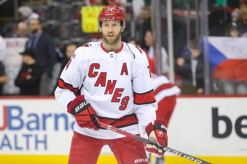 Jaccob Slavin Carolina Hurricanes