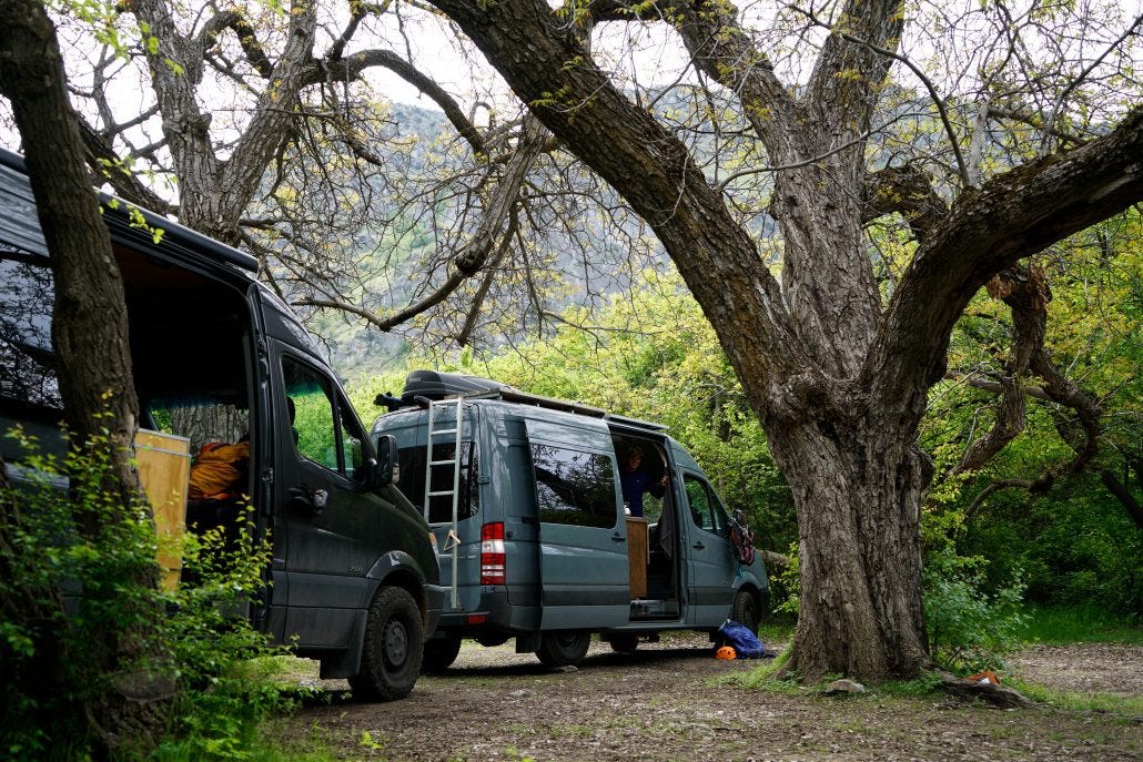 Campground Hell's Canyon.