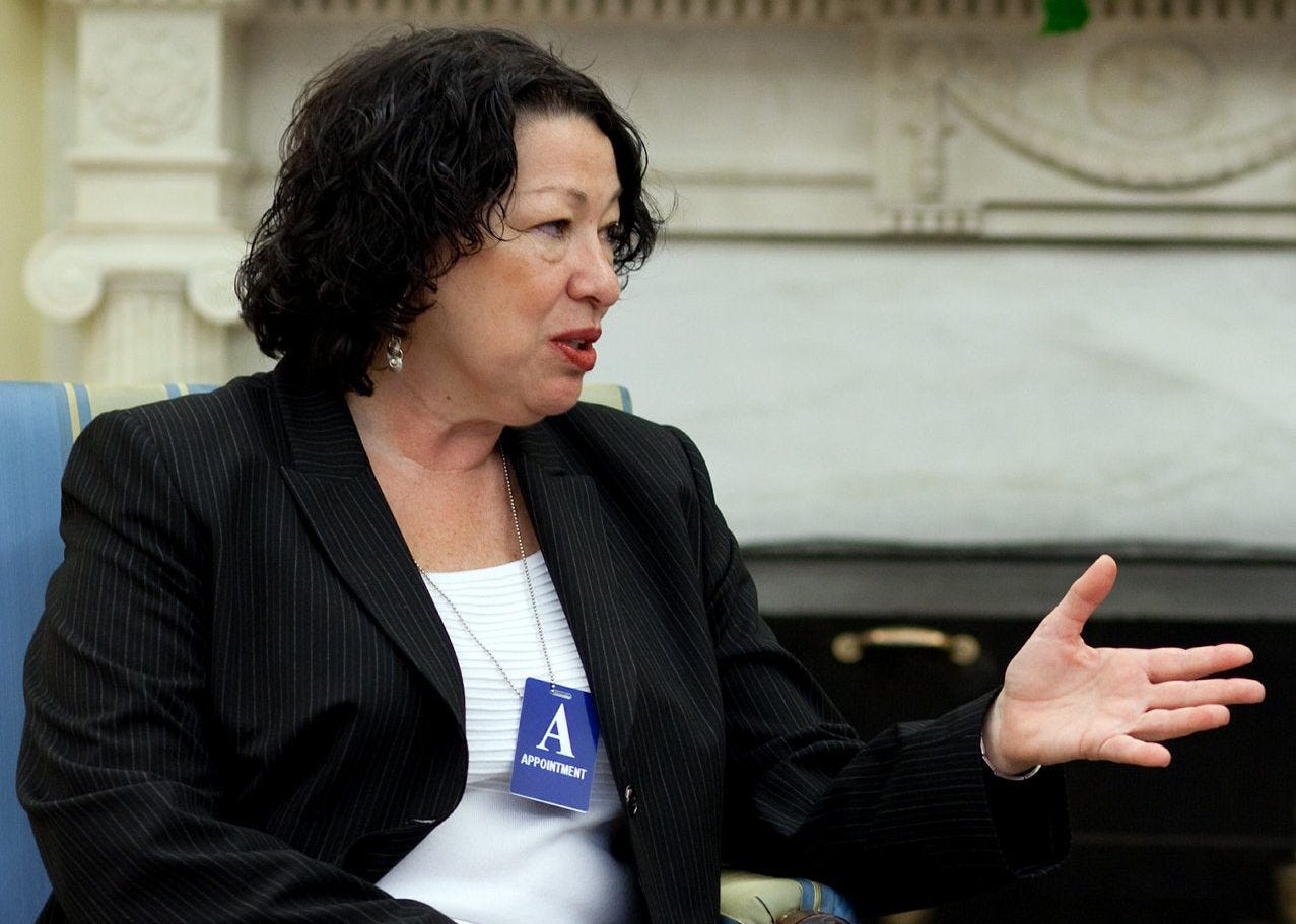 Sonia Sotomayor at the White House