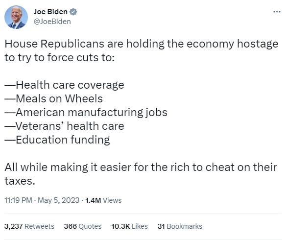 Tweet Joe Biden