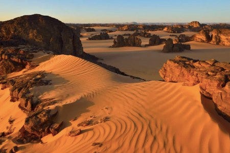 Le désert du Sahara 