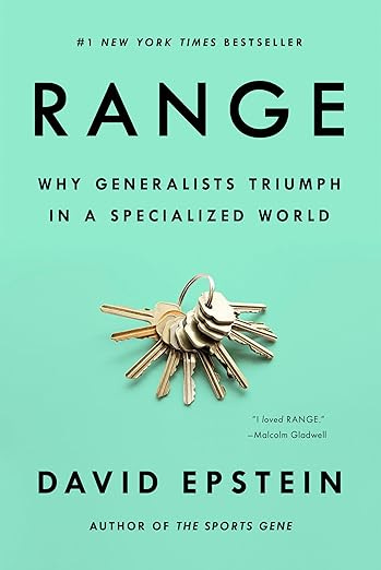 The cover of the book Range by David Epstein.
