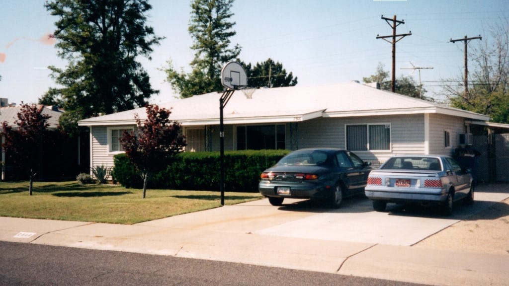 Our first home, in Phoenix, Arizona