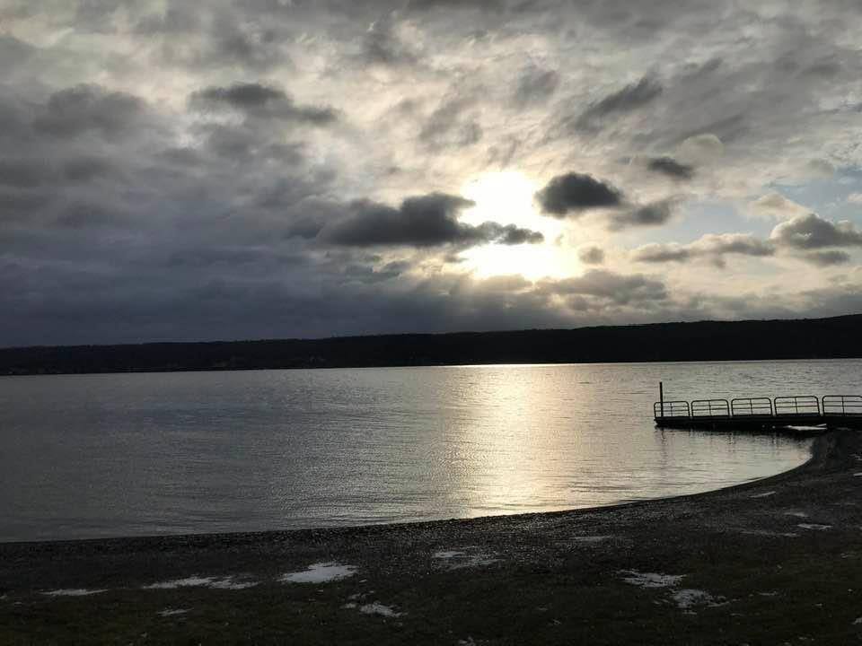 May be an image of twilight and lake