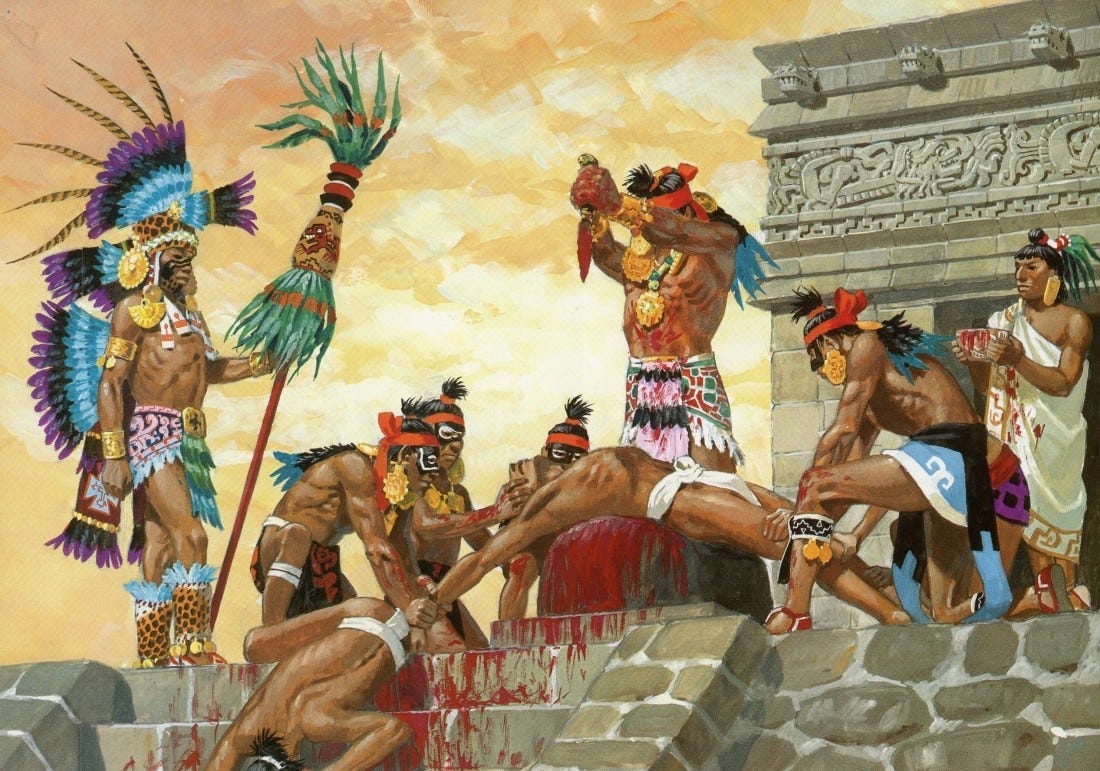 Feeding the Gods — The Horrific Aztec Practice of Human Sacrifice | Short  History