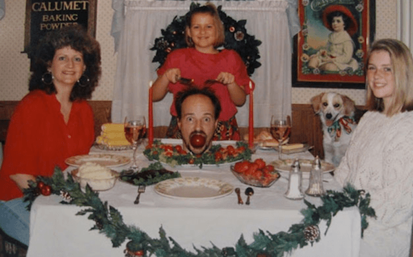 Funny Thanksgiving Photo 1980s