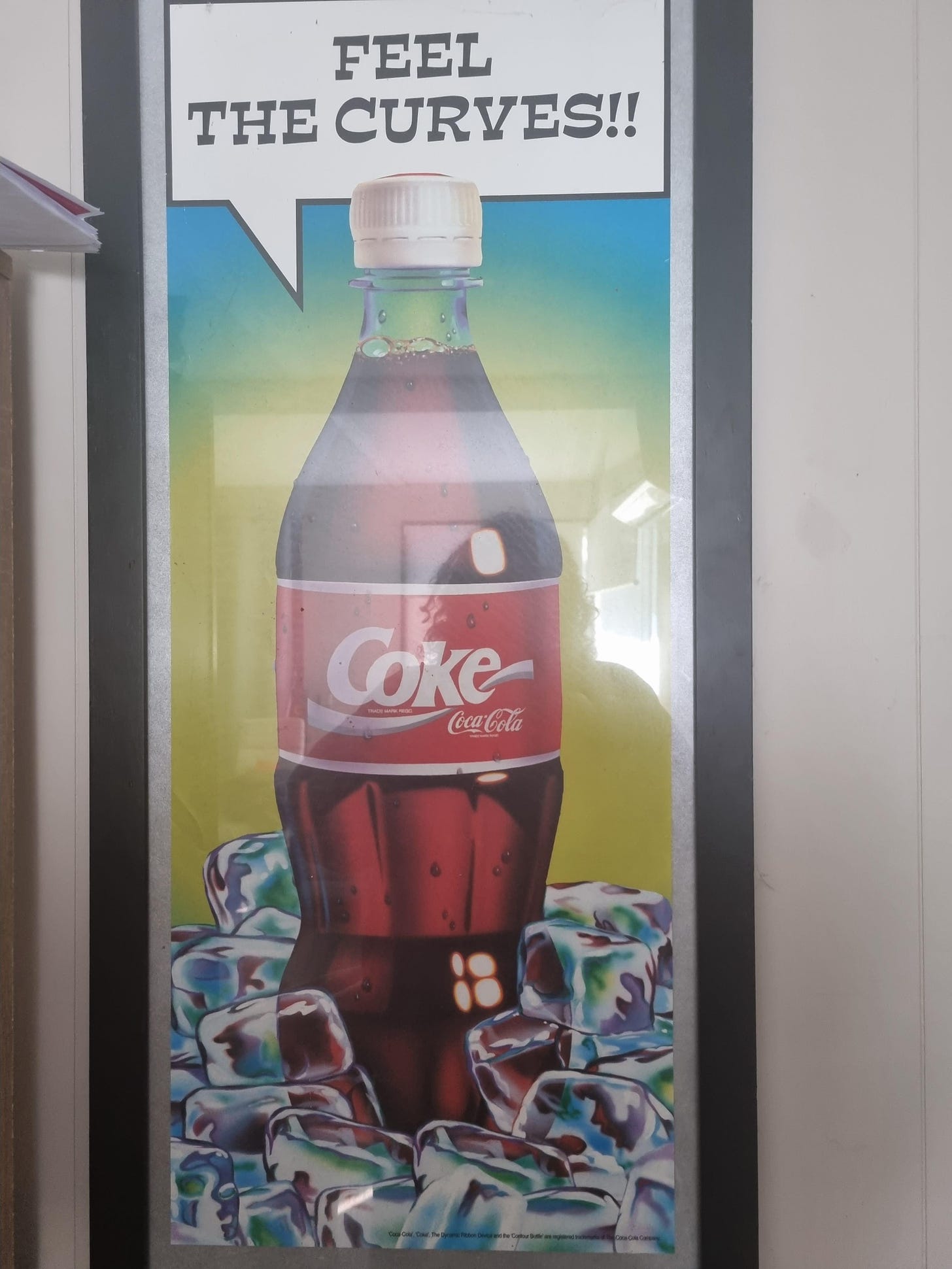 Funny Rude 1980s coca cola poster, went unnoticed for 10 years before  recalled, only when they blew it up onto a truck did they receive the  complaint. : r/HolUp
