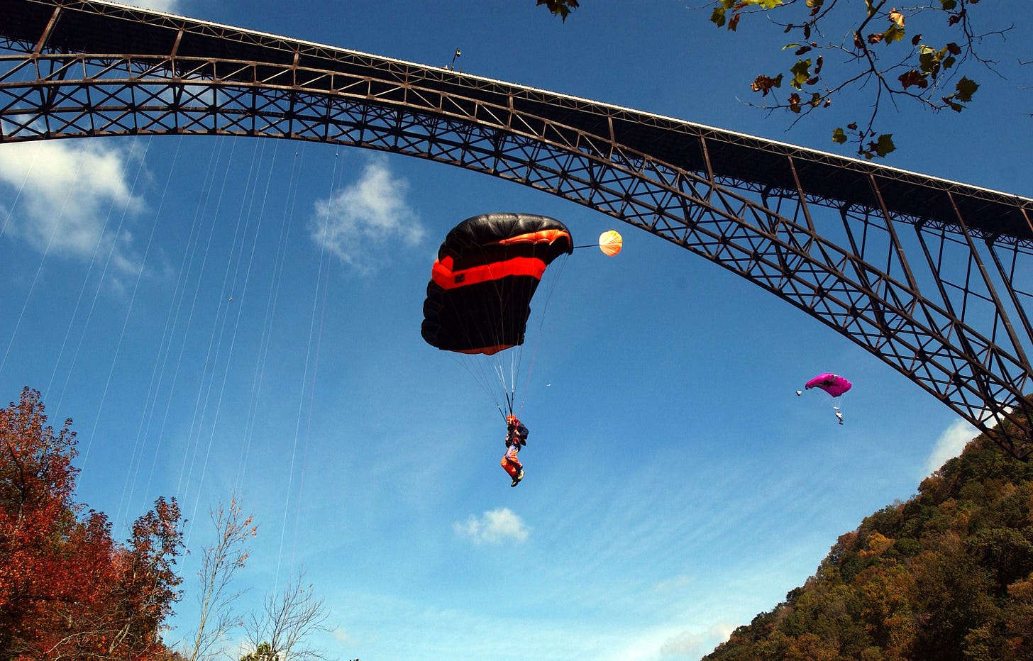 Bridge jumping, rappelling draw thrill seekers to this October festival