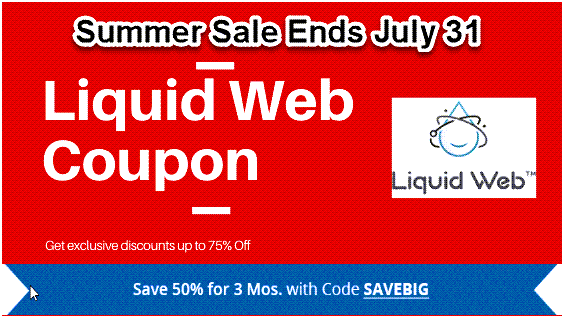 liquid web hosting server july deals vps