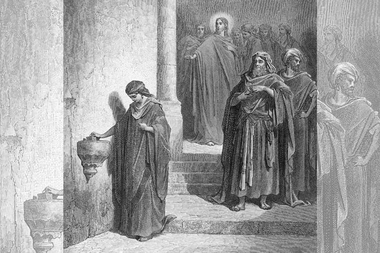 Gustave Doré, “The Widow’s Mite,” 1870