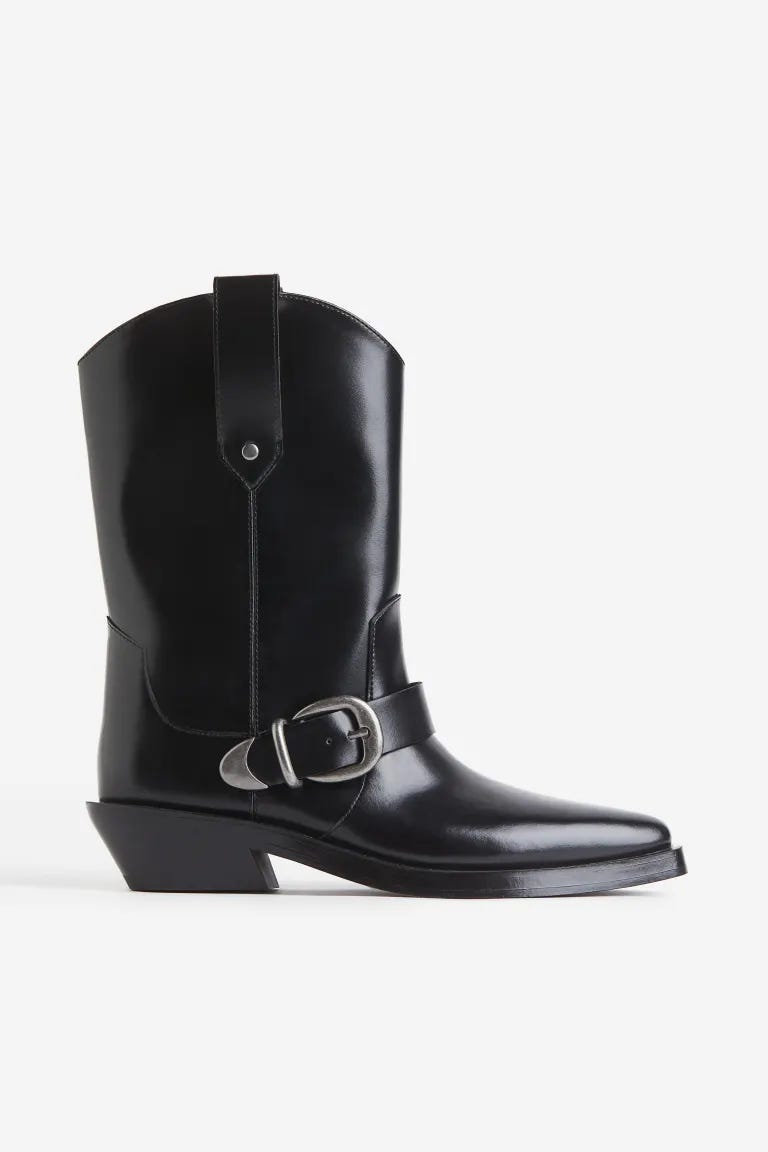 Cowboy Boots - Black - Ladies | H&M AU 2