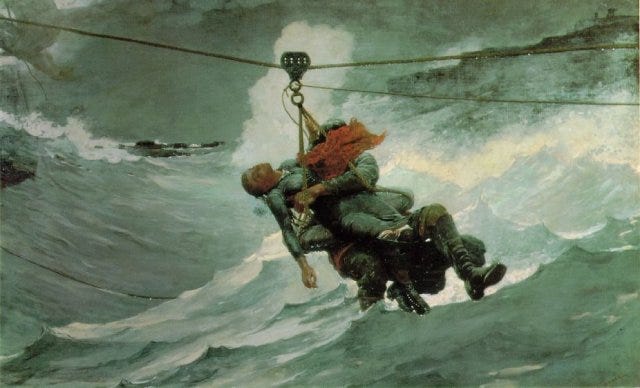 The Life Line by Winslow Homer – my daily art display