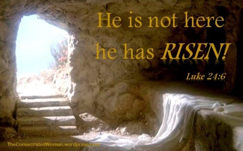 He has RISEN! | The Consecrated Woman