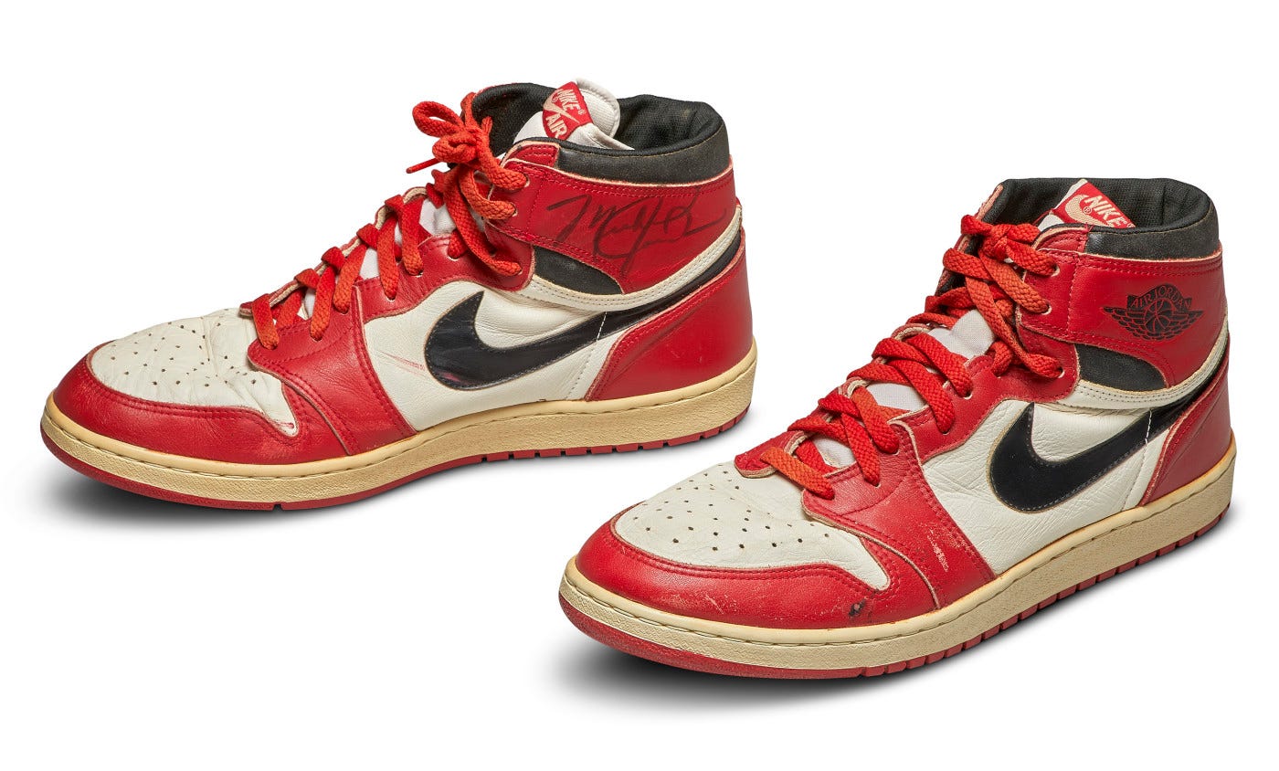 Michael Jordan Air Jordan 1 Breaks Record For Most Expensive Sneakers |  Complex