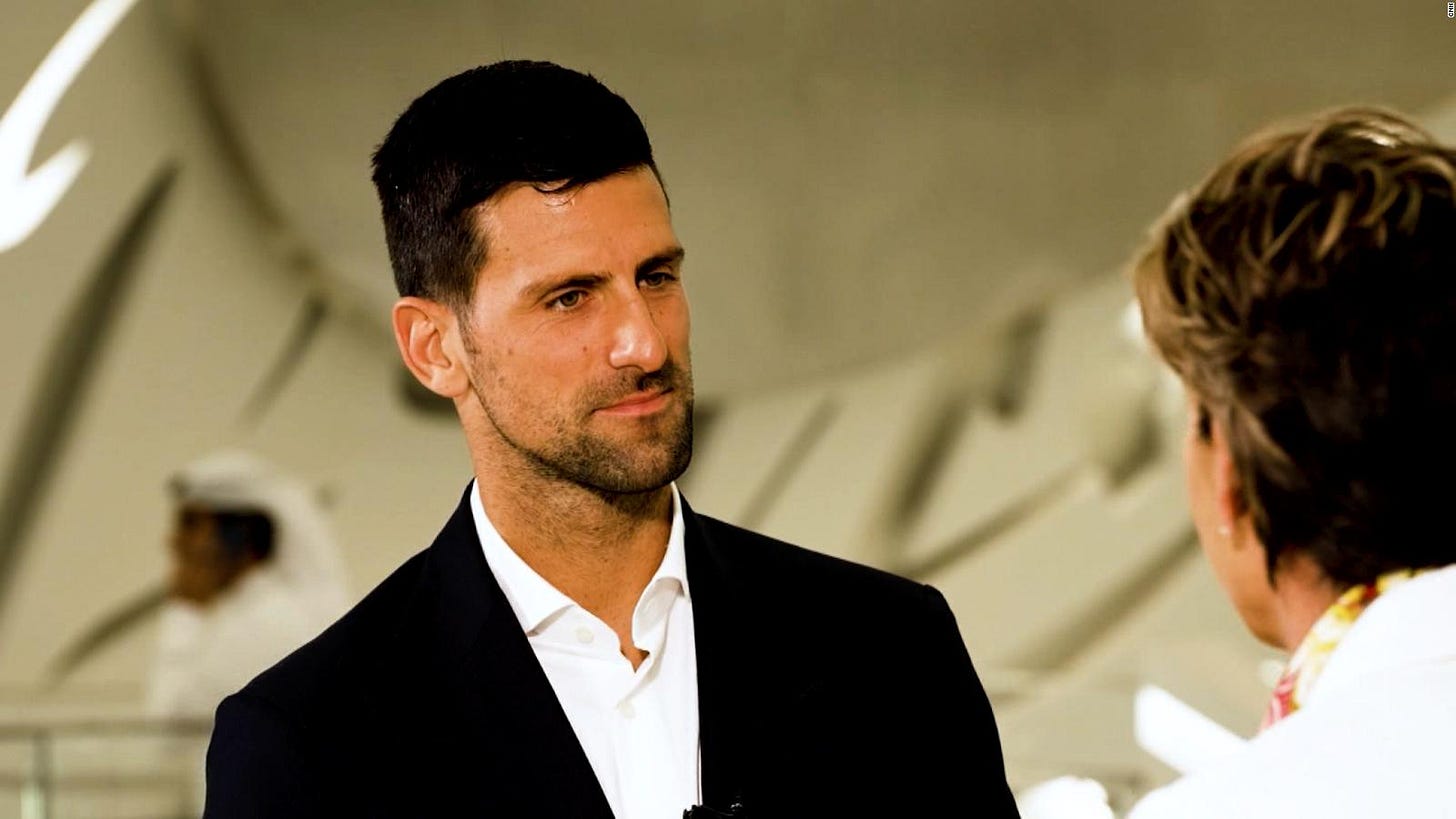 CNN anchor asks Djokovic if he regrets not getting vaccinated. Hear his response | CNN CNN anchor asks Djokovic if he regrets not getting vaccinated. Hear his response | CNN