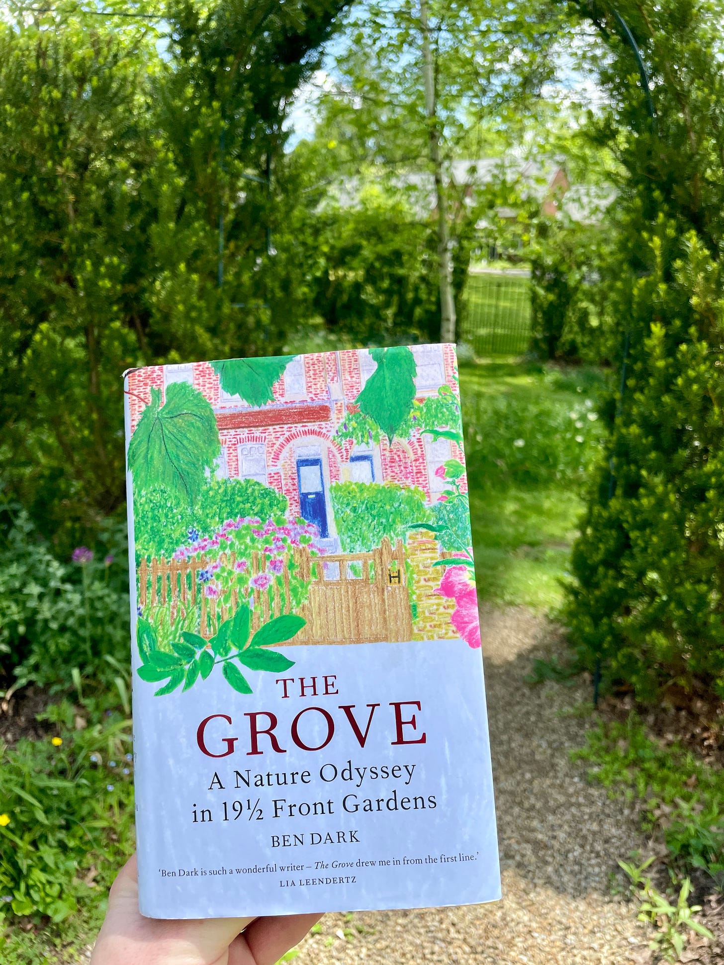 The Grove by Ben Dark near the yew arches at Havenwood. 