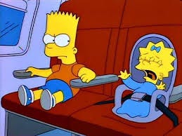 The Simpsons" Fear of Flying (TV Episode 1994) - IMDb
