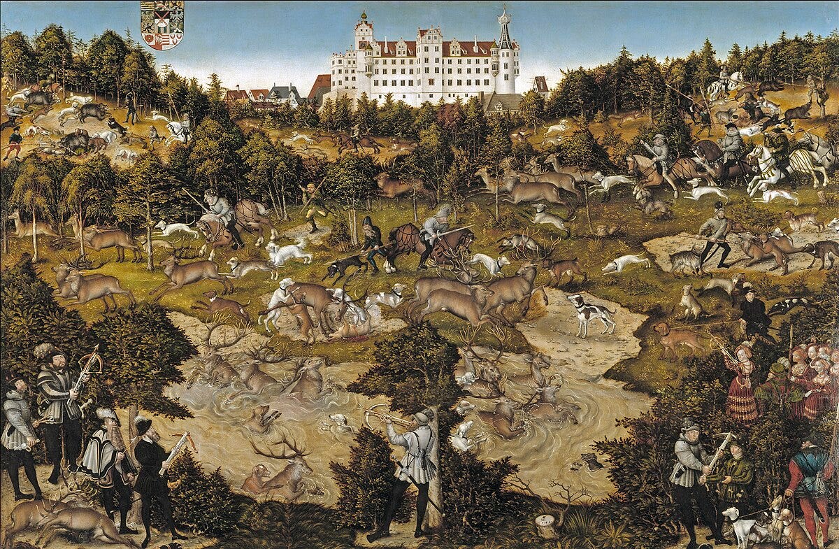 Hunt at the Castle of Torgau in honour of Charles V - Wikidata